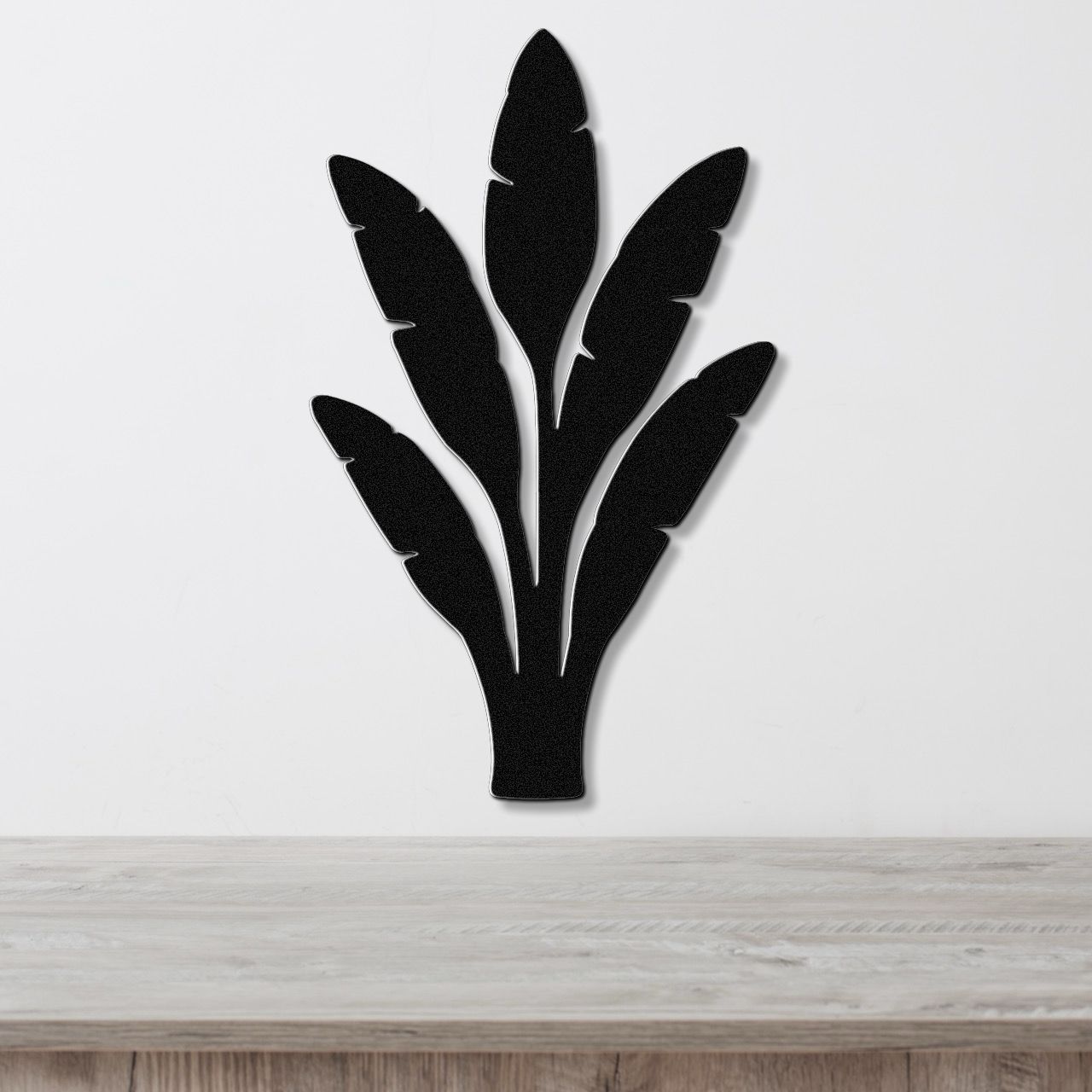 Banana Plant Metal Wall Art