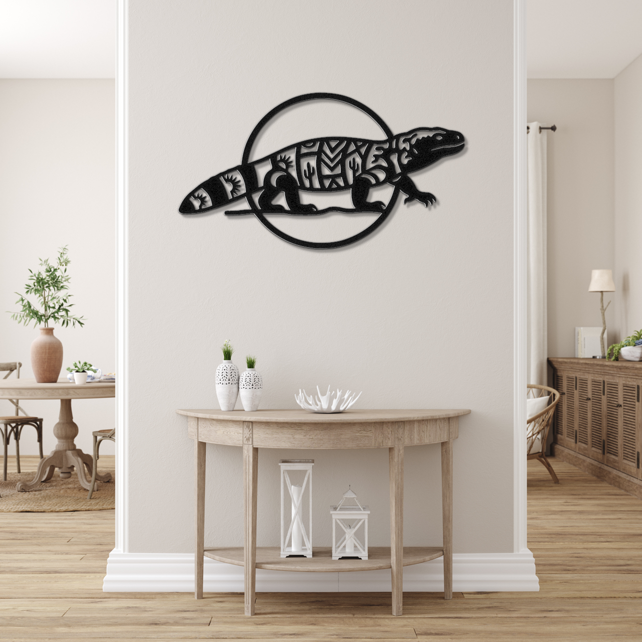 Gila Monster Metal Wall Art