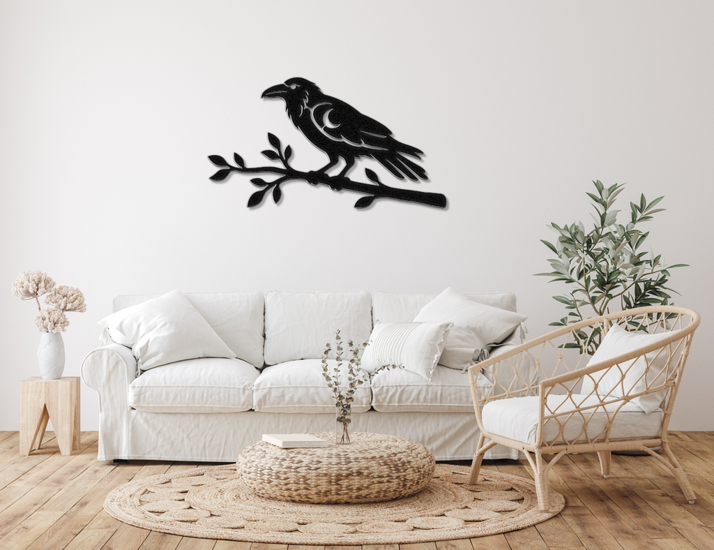Raven Metal Wall Art