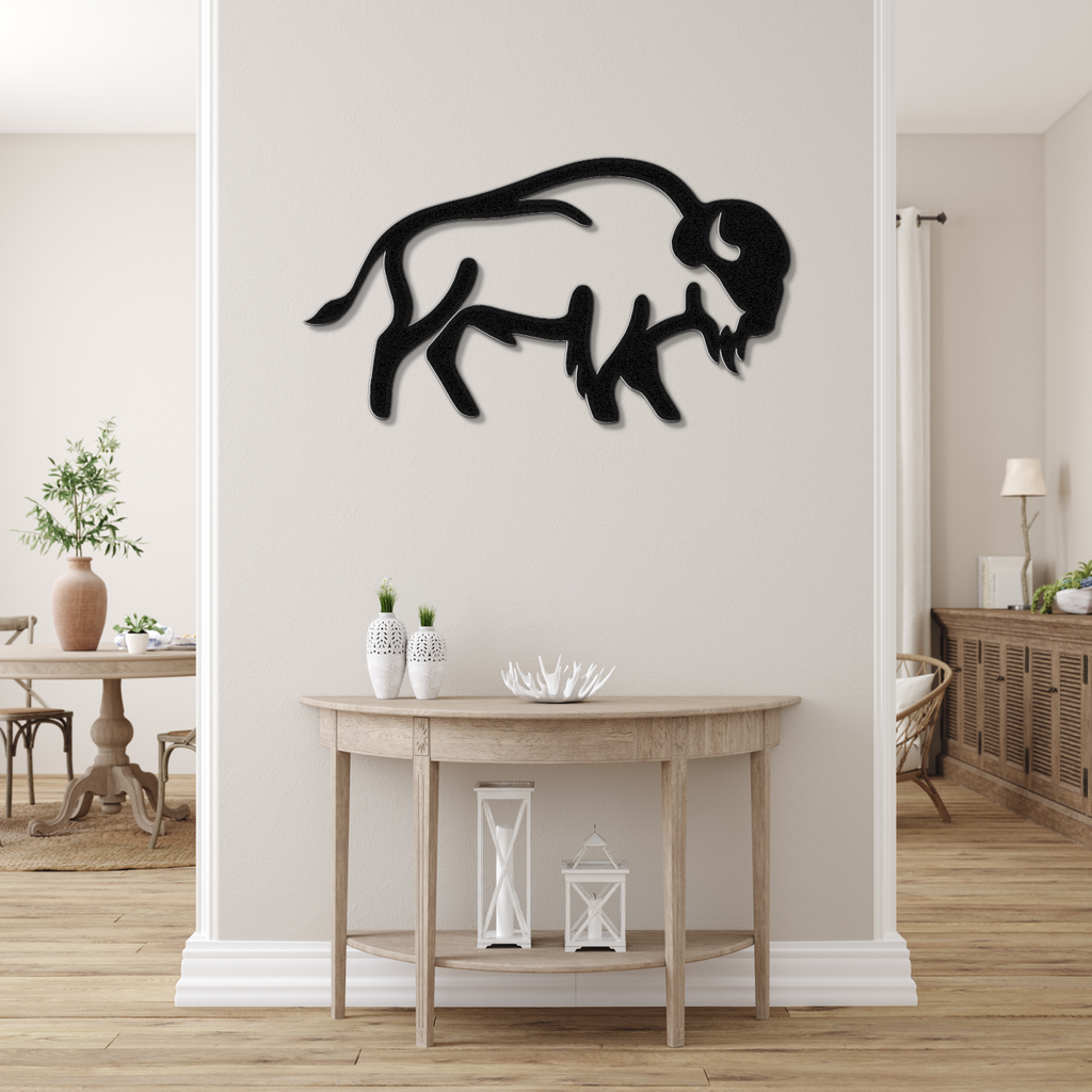 Buffalo Metal Wall Art
