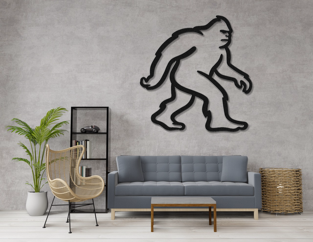 Bigfoot Metal Wall Art