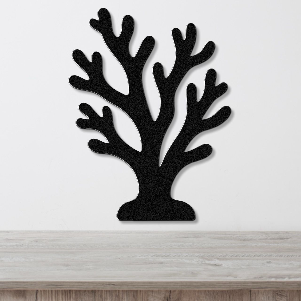 Coral Metal Wall Art