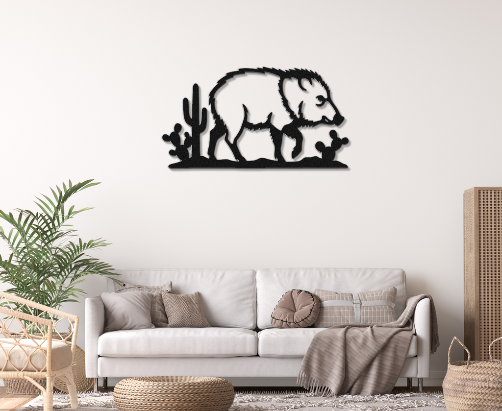 Javelina Metal Wall Art