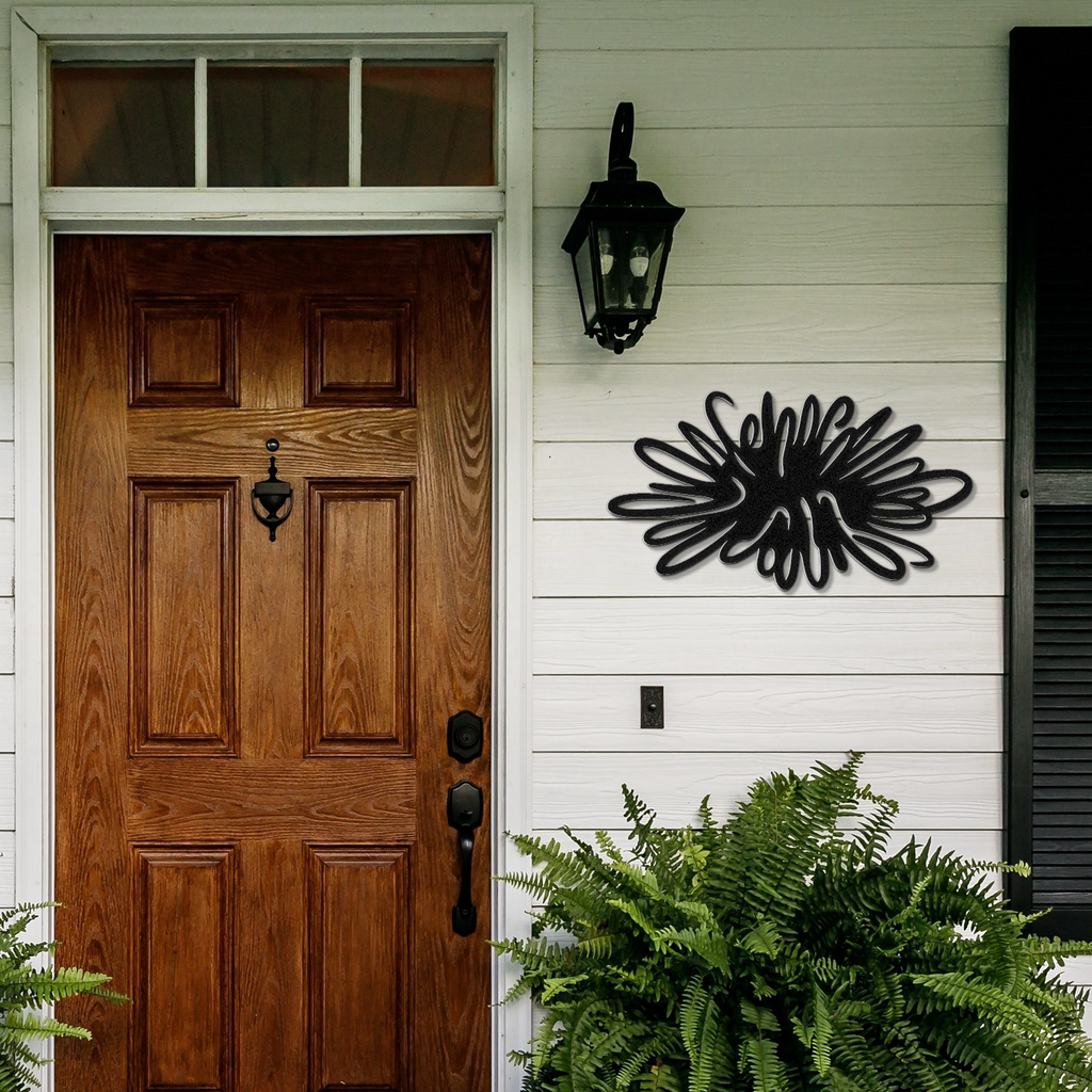 Sea Urchin Metal Wall Art