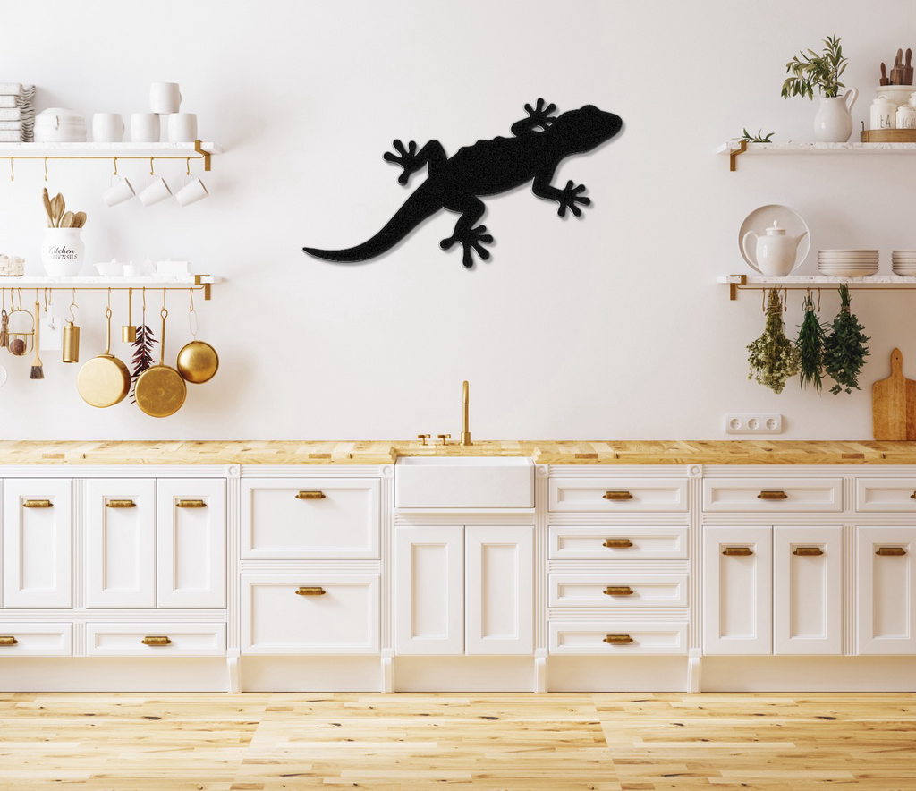 Lizard Metal Wall Art