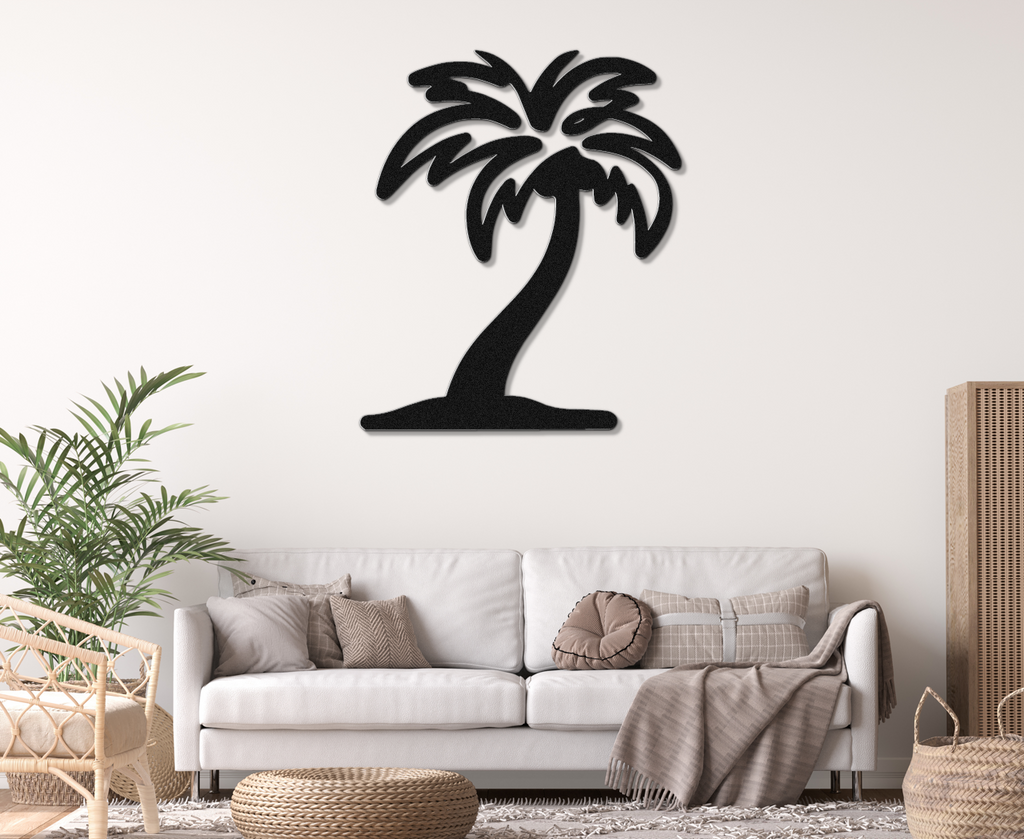 Palm Tree Metal Wall Art