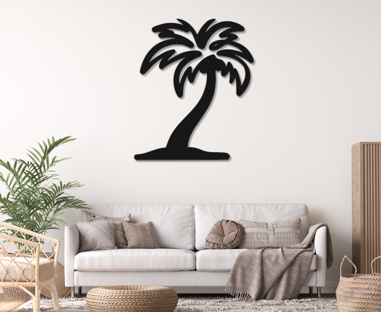 Palm Tree Metal Wall Art