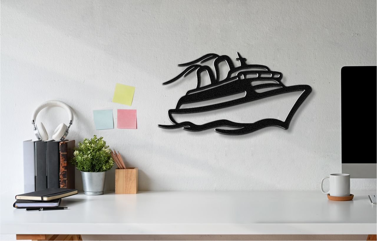 Cruise Ship Metal Wall Art