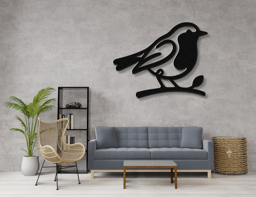Robin Metal Wall Art