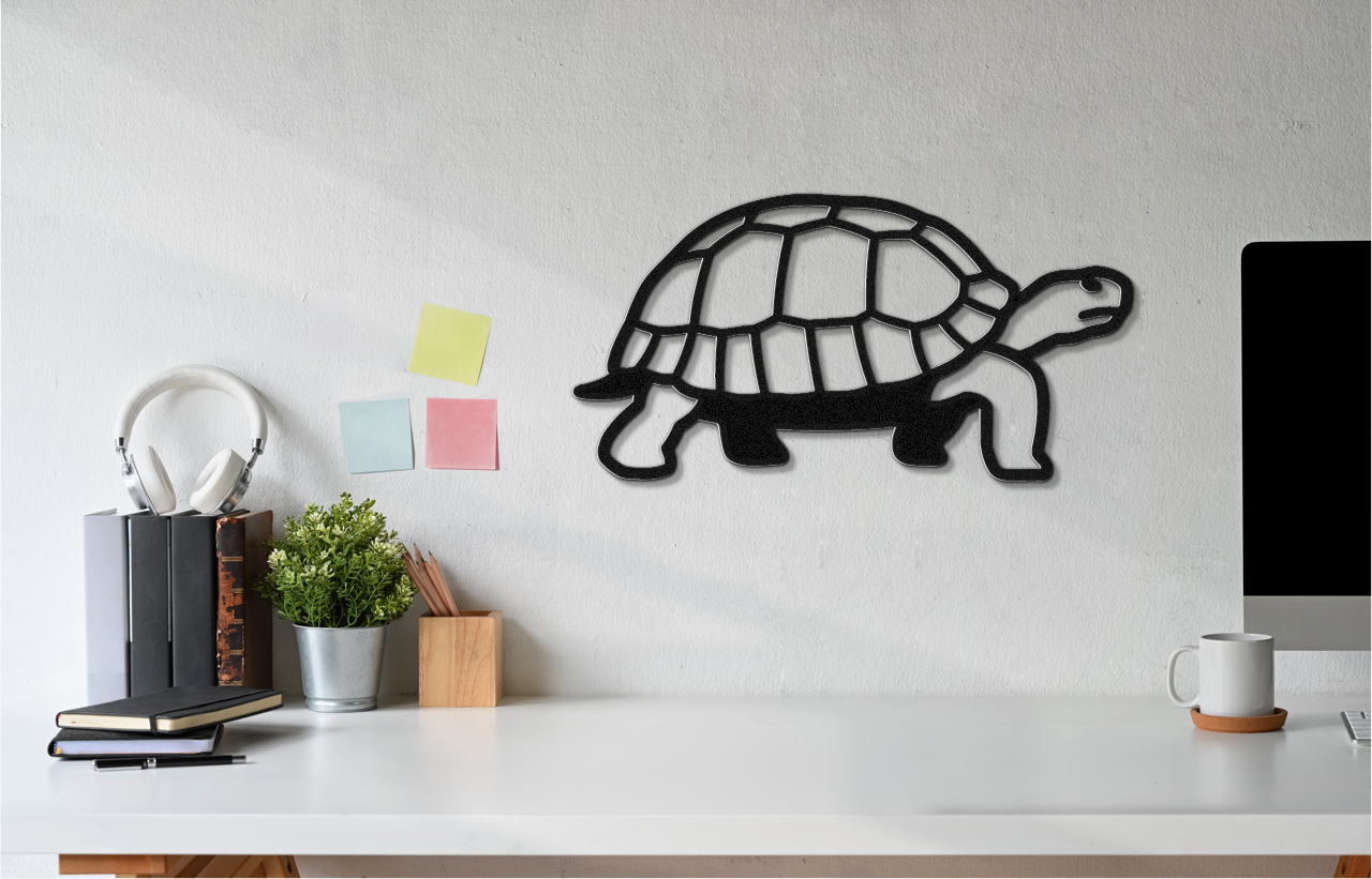 Tortoise Metal Wall Art