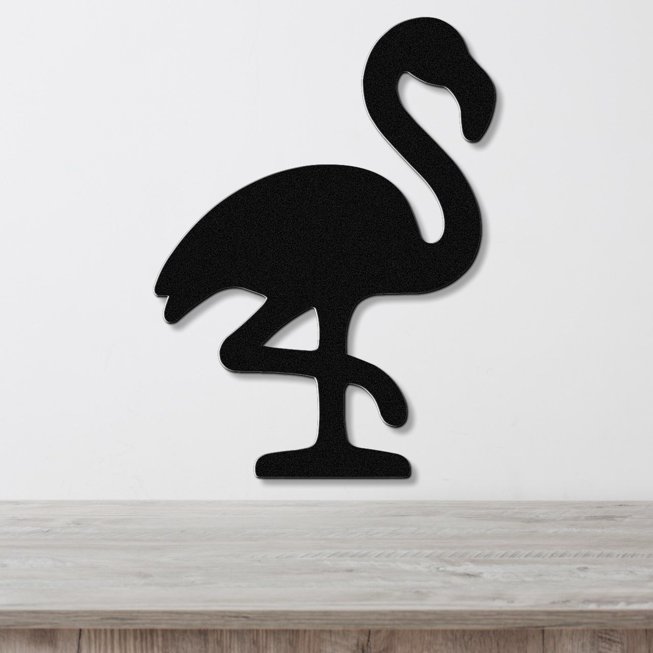 Flamingo Metal Wall Art
