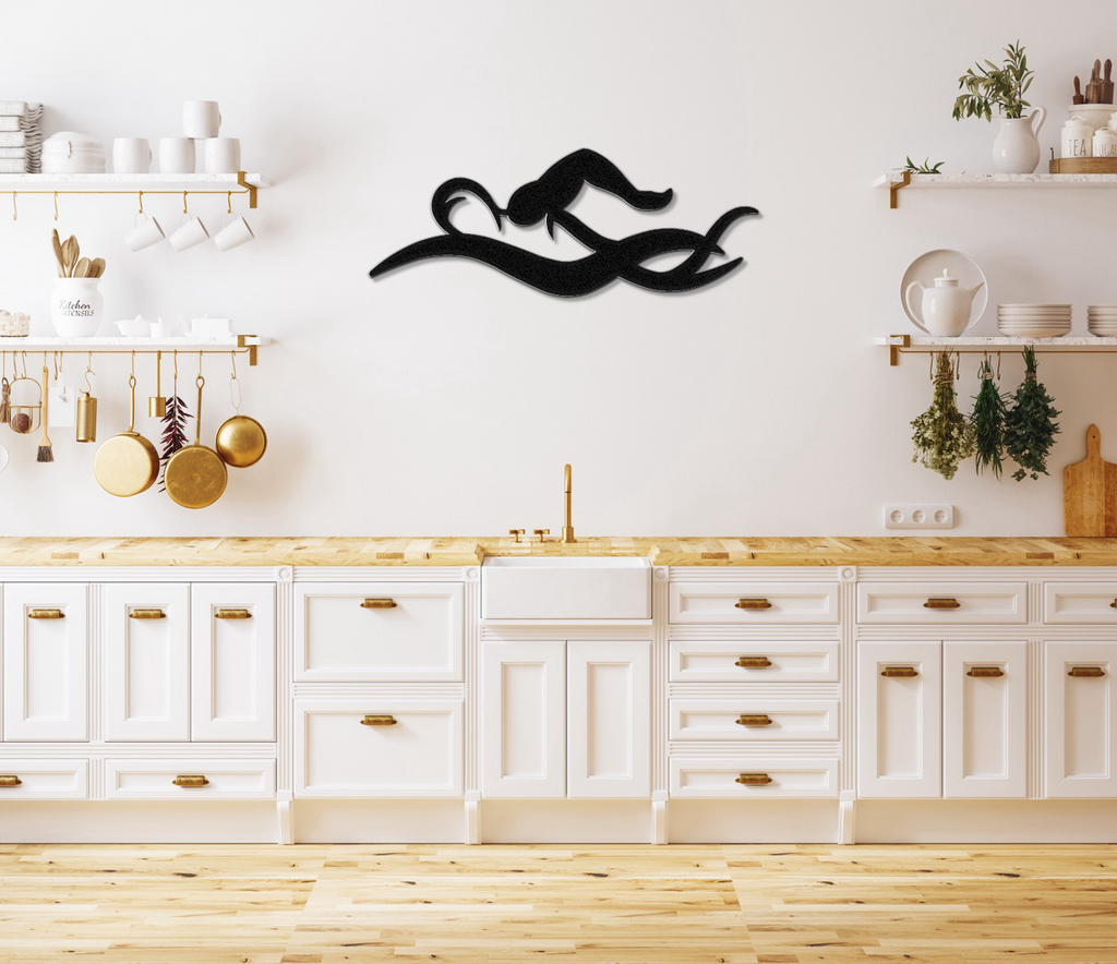 Swimmer Metal Wall Art