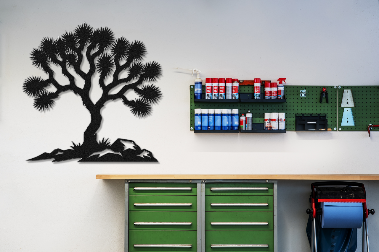 Joshua Tree Silhouette Metal Wall Art