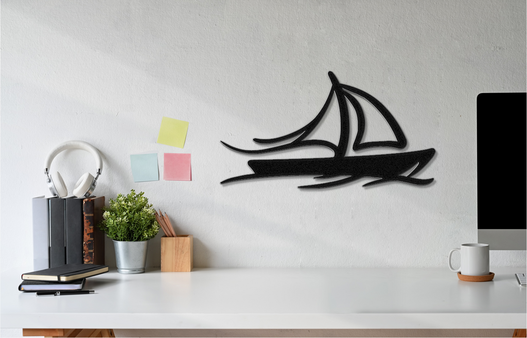 Sailboat Metal Wall Art