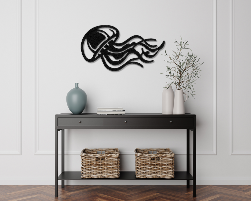 Jellyfish Metal Wall Art