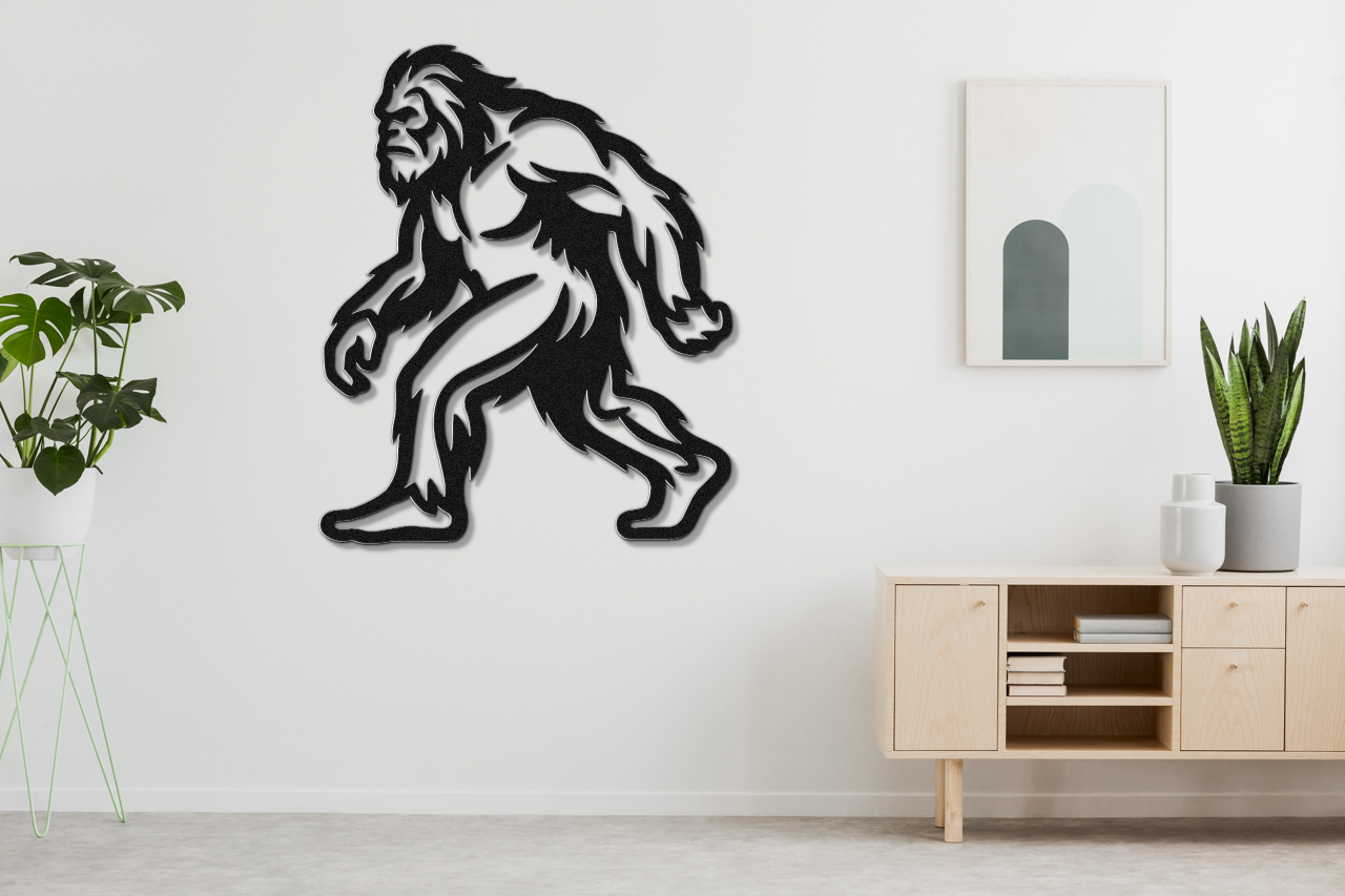 Bigfoot Metal Wall Art