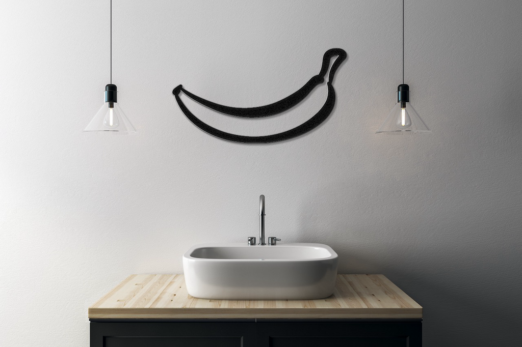 Banana Metal Wall Art