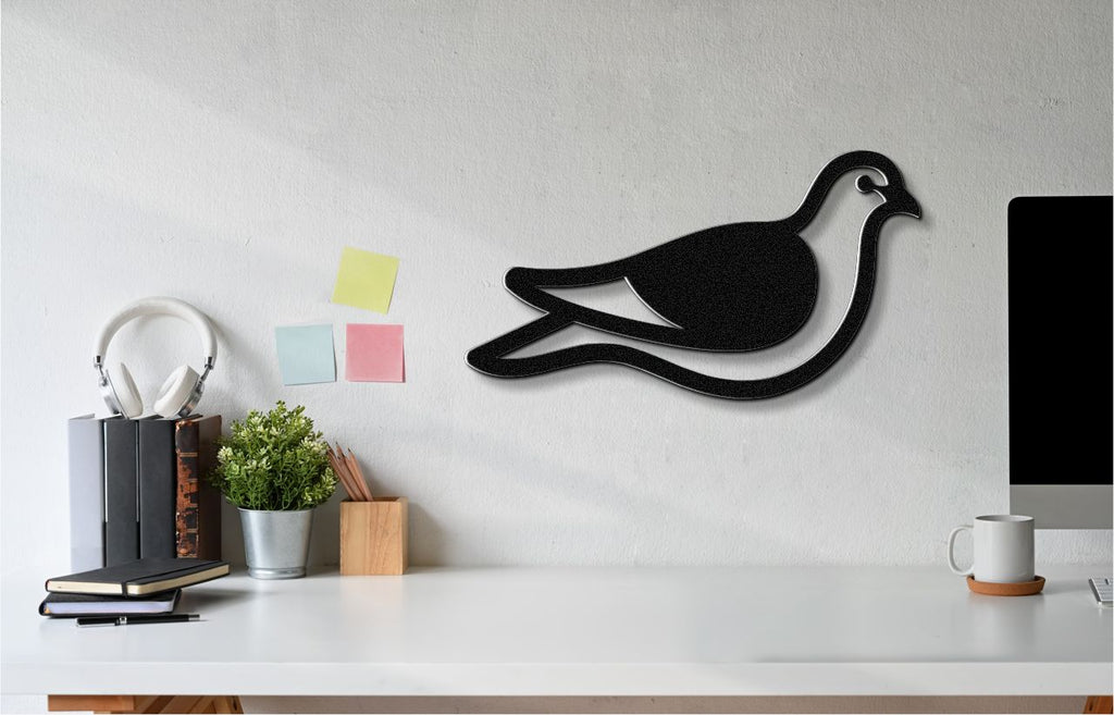 Pigeon Metal Wall Art