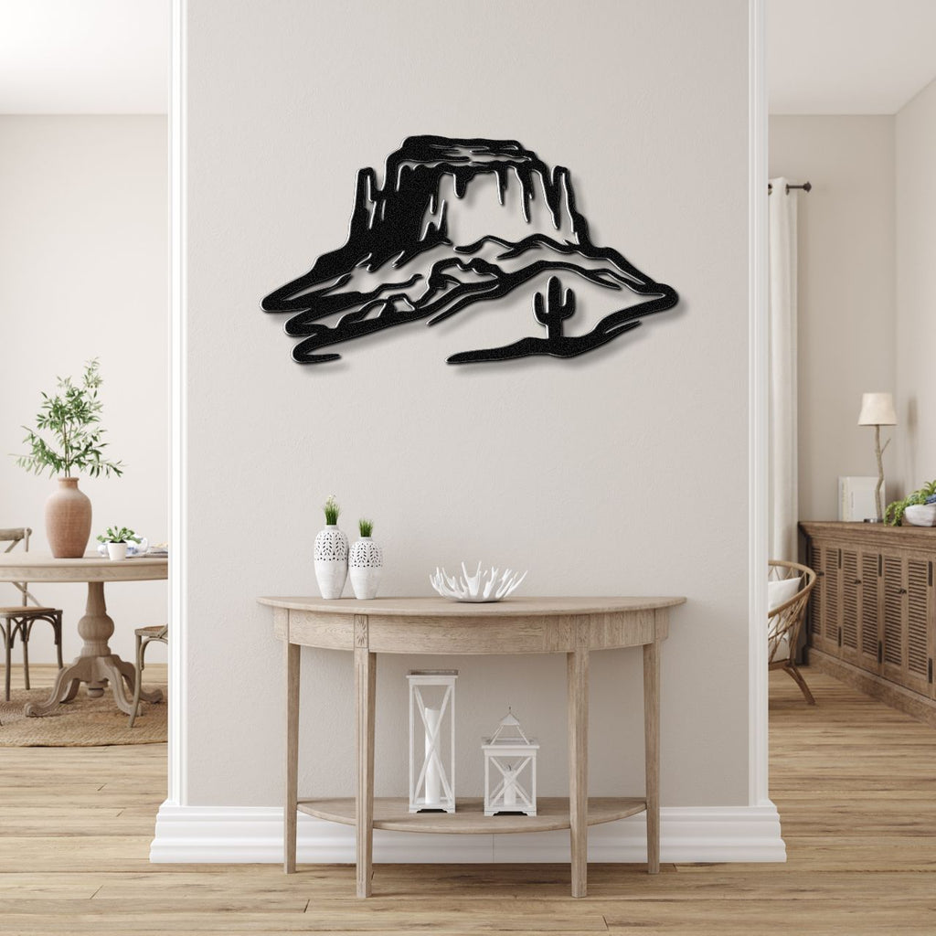 Desert Mesa Metal Wall Art