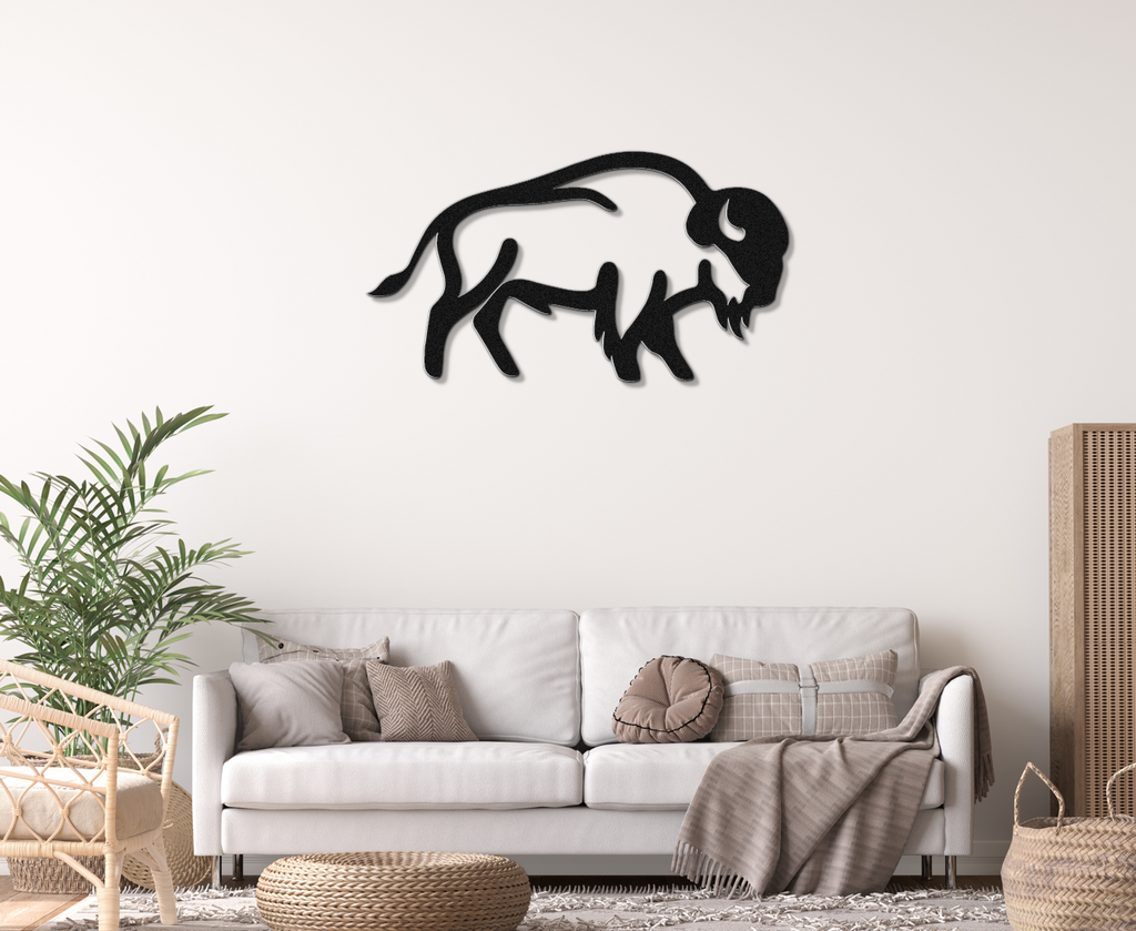Buffalo Metal Wall Art