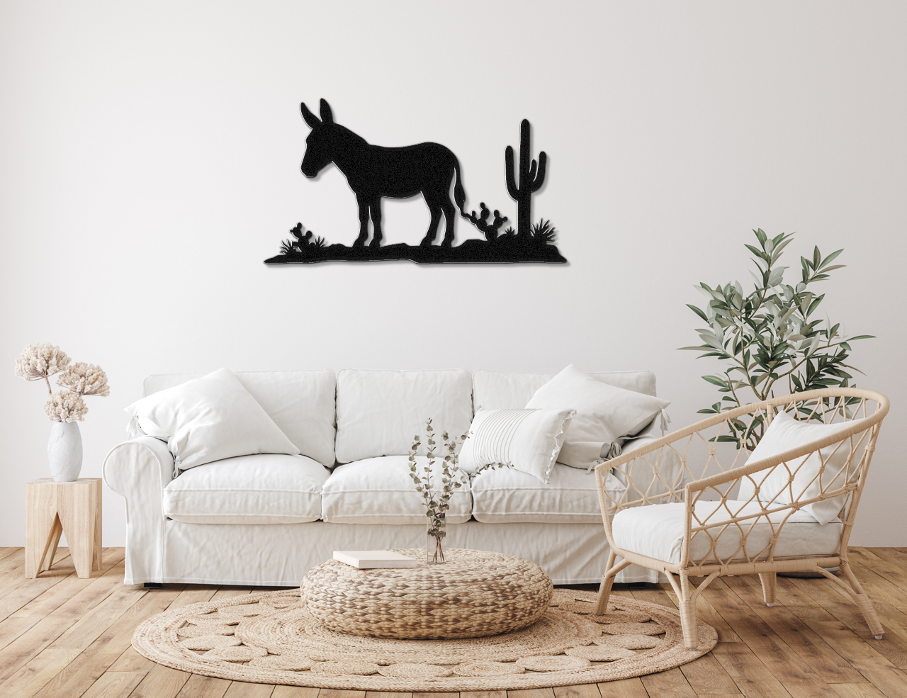 Burro Metal Wall Art
