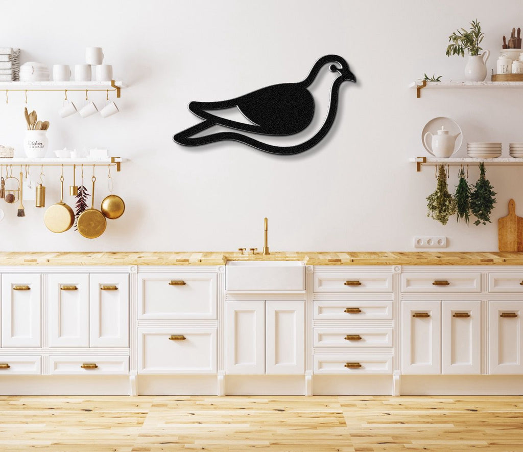 Pigeon Metal Wall Art