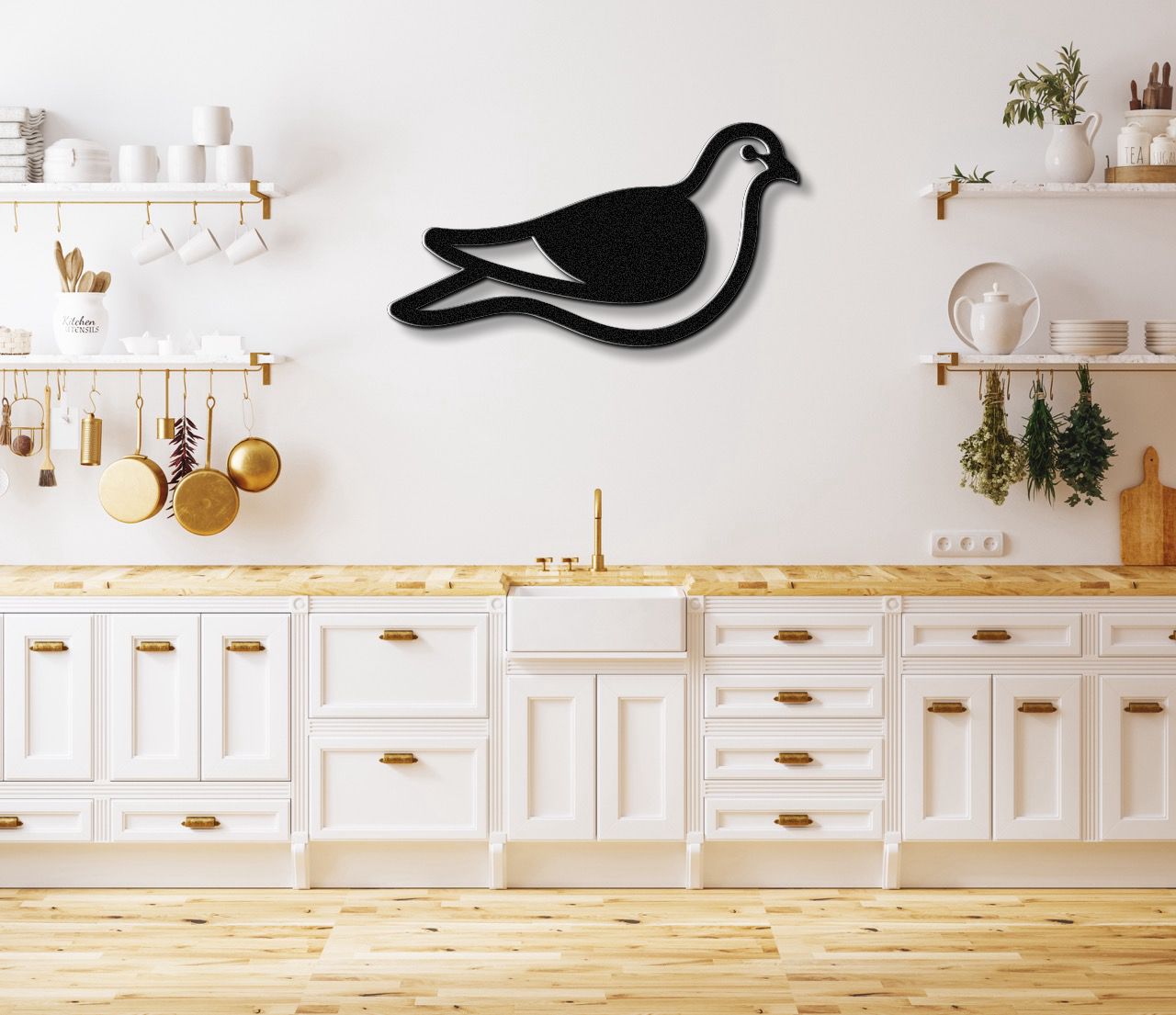 Pigeon Metal Wall Art