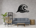 Surfer Metal Wall Art