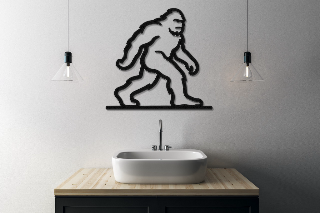 Bigfoot Metal Wall Art