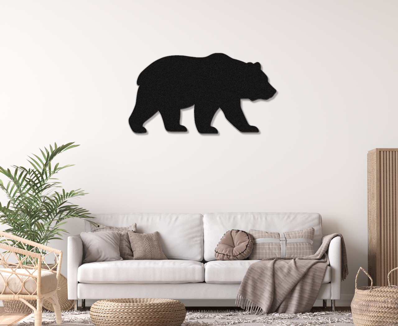 Bear Metal Wall Art