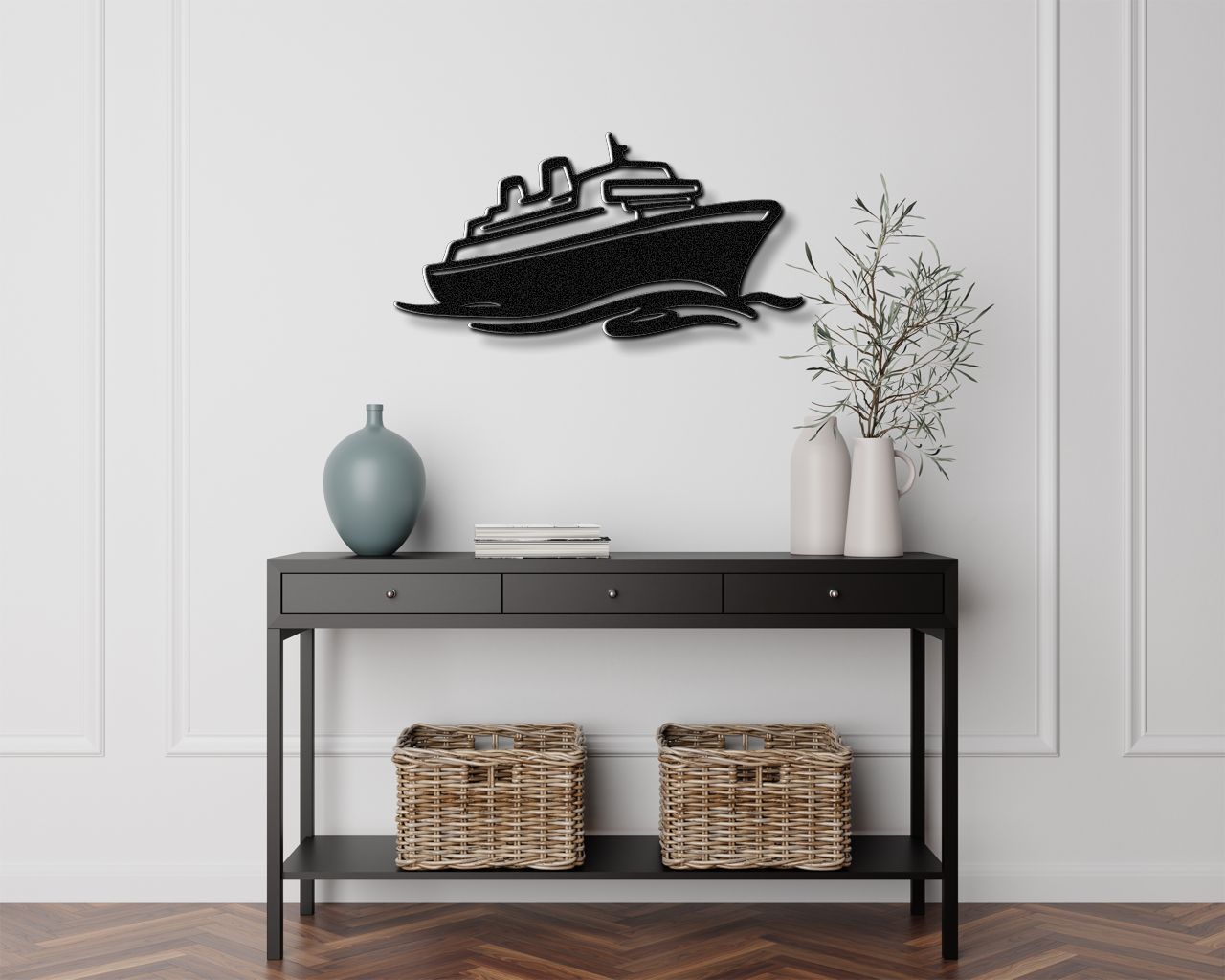 Cruise Ship Metal Wall Art