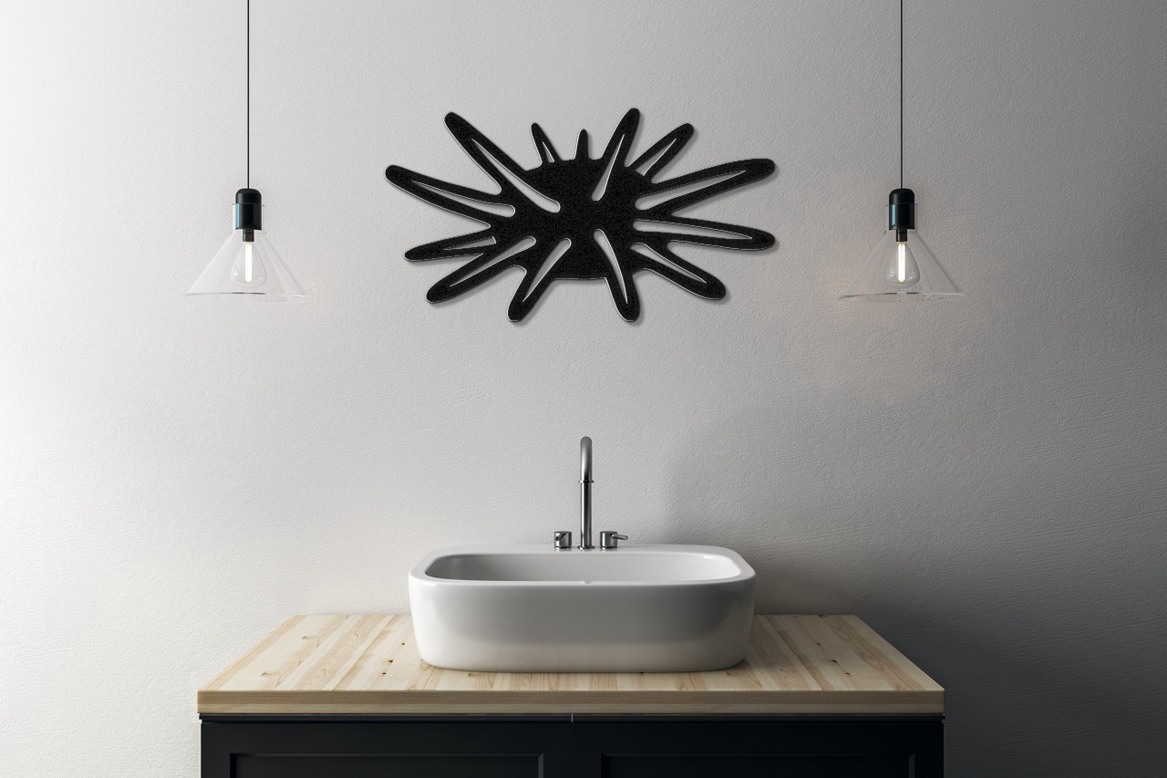 Sea Urchin Metal Wall Art