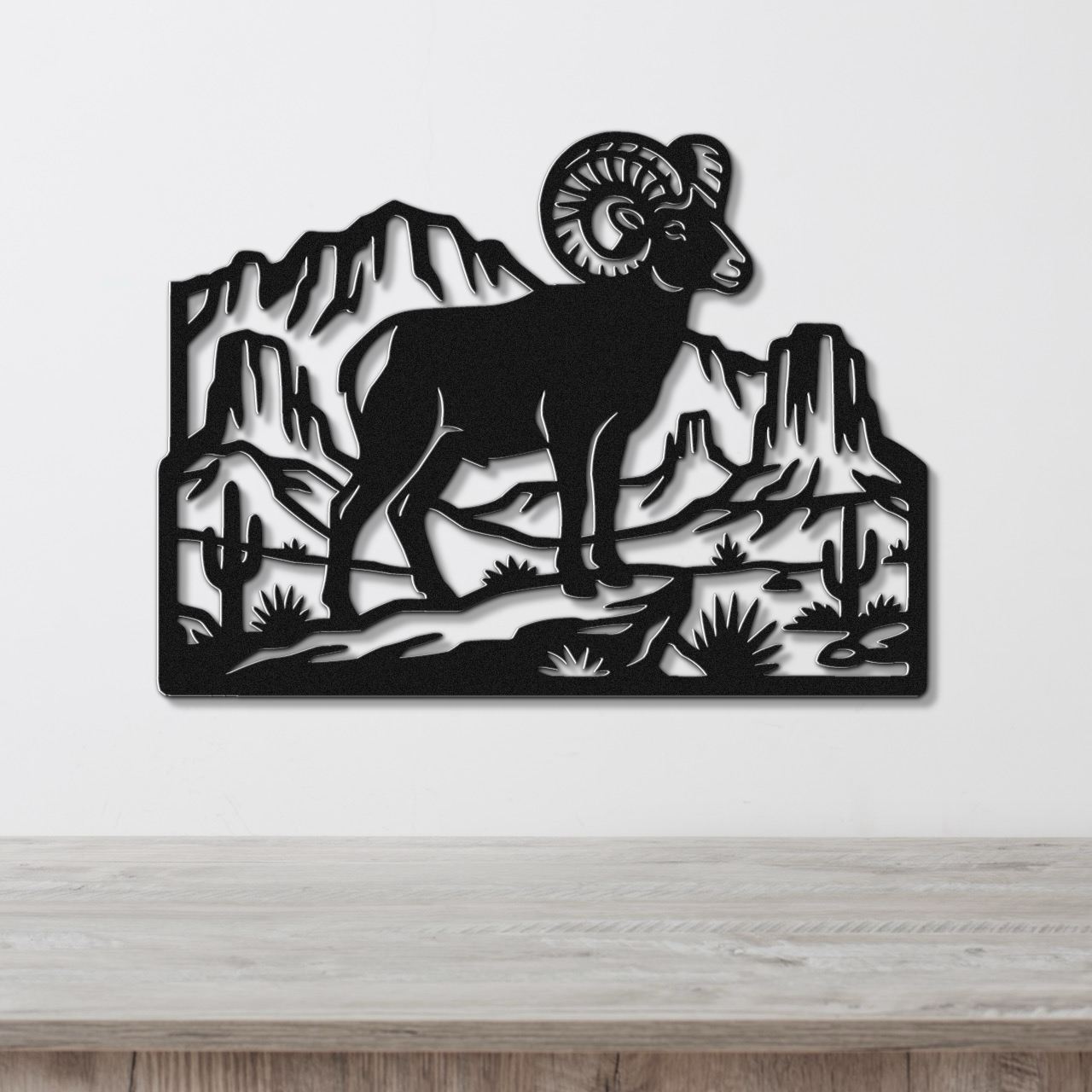 Arizona Bighorn Sheep Metal Wall Art