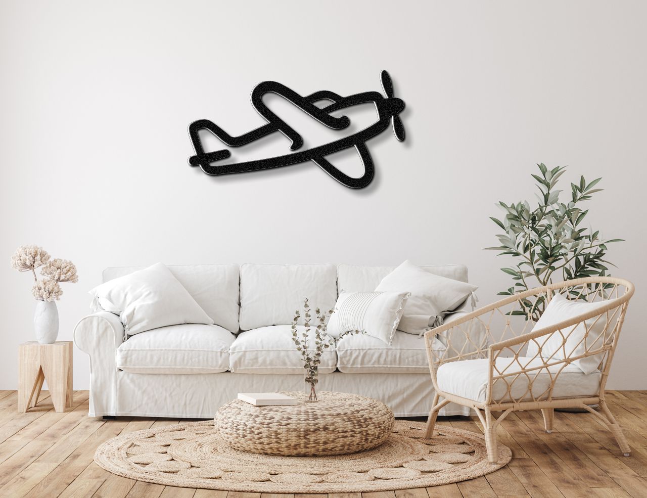 Airplane Metal Wall Art