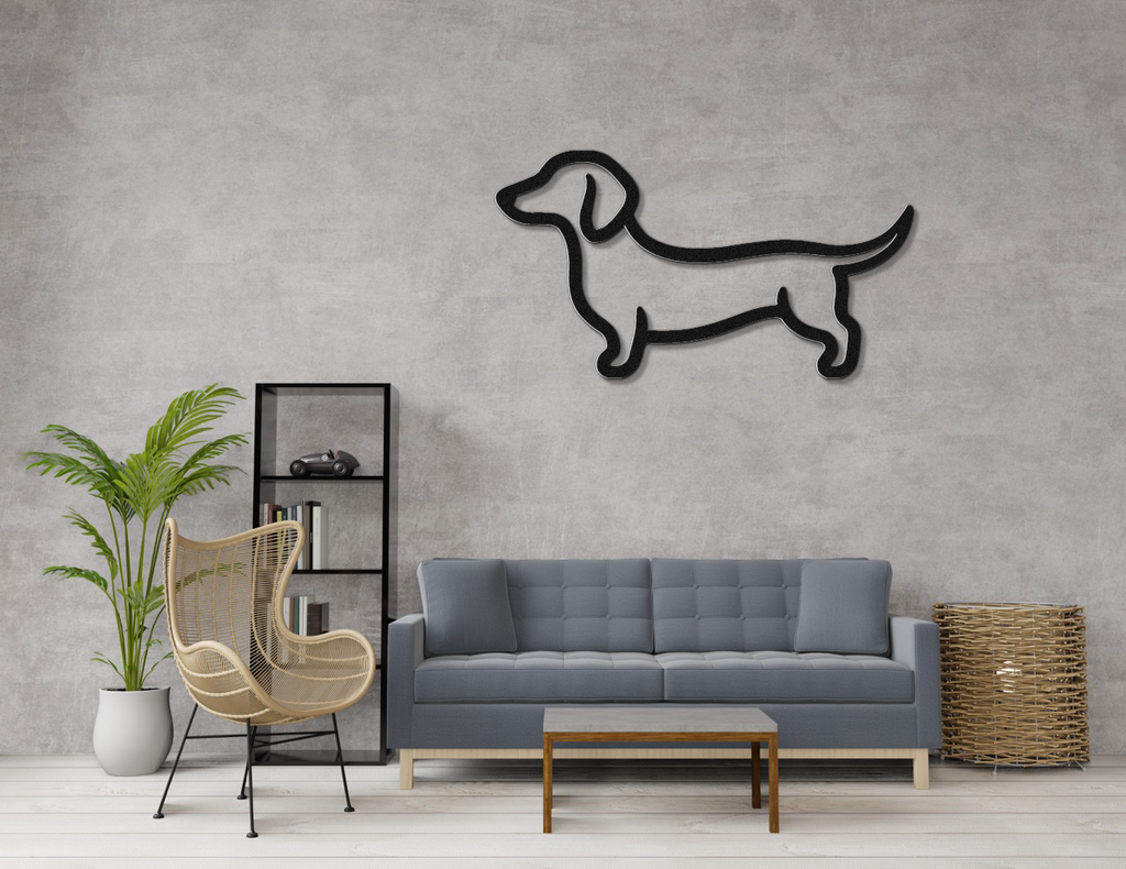 Dachshund Metal Wall Art