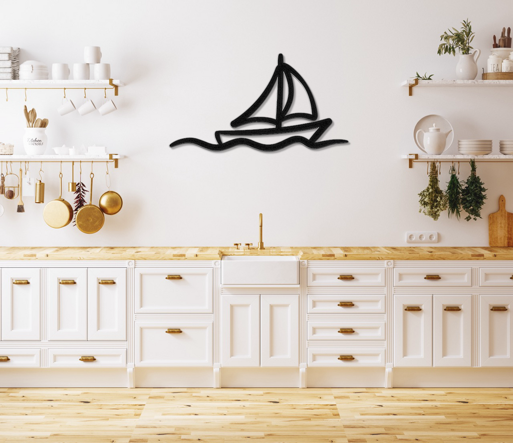 Sailboat Metal Wall Art