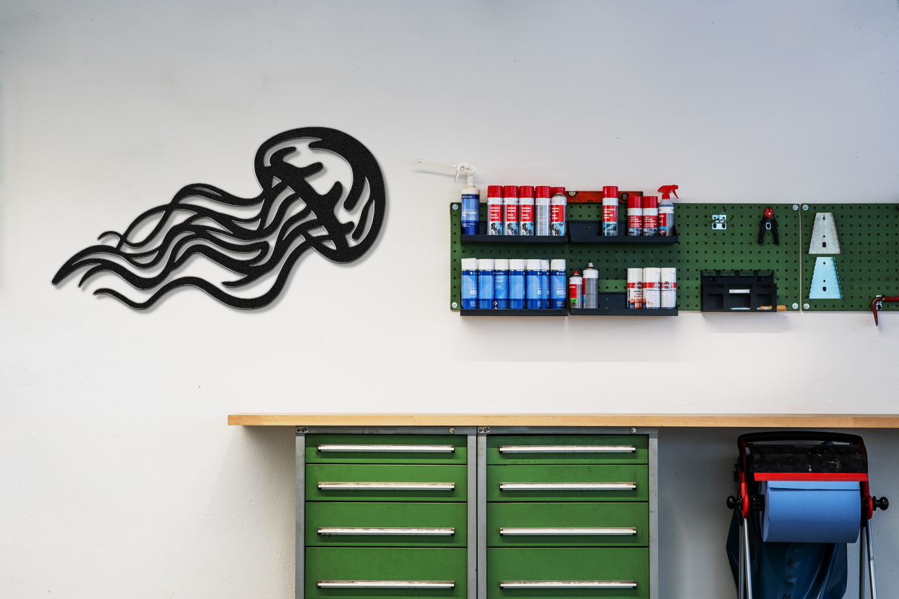 Jellyfish Metal Wall Art