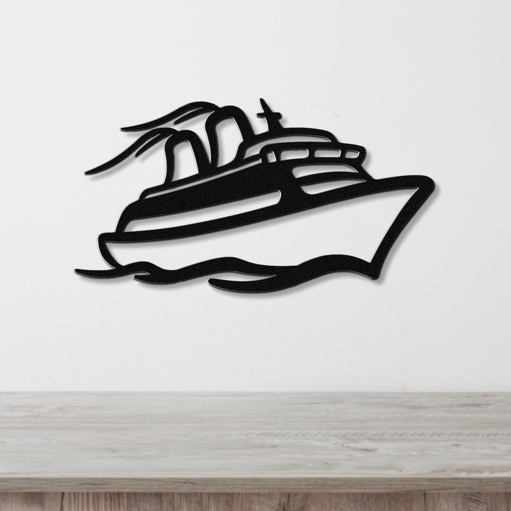 Cruise Ship Metal Wall Art