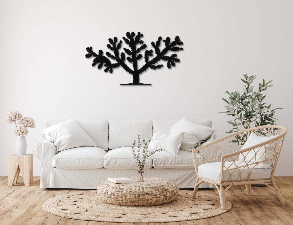 Cholla Cactus Metal Wall Art