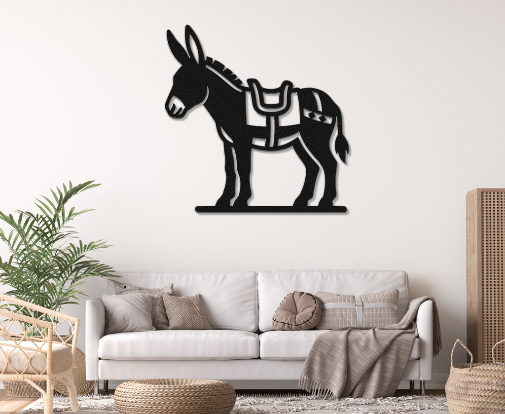Burro Metal Wall Art