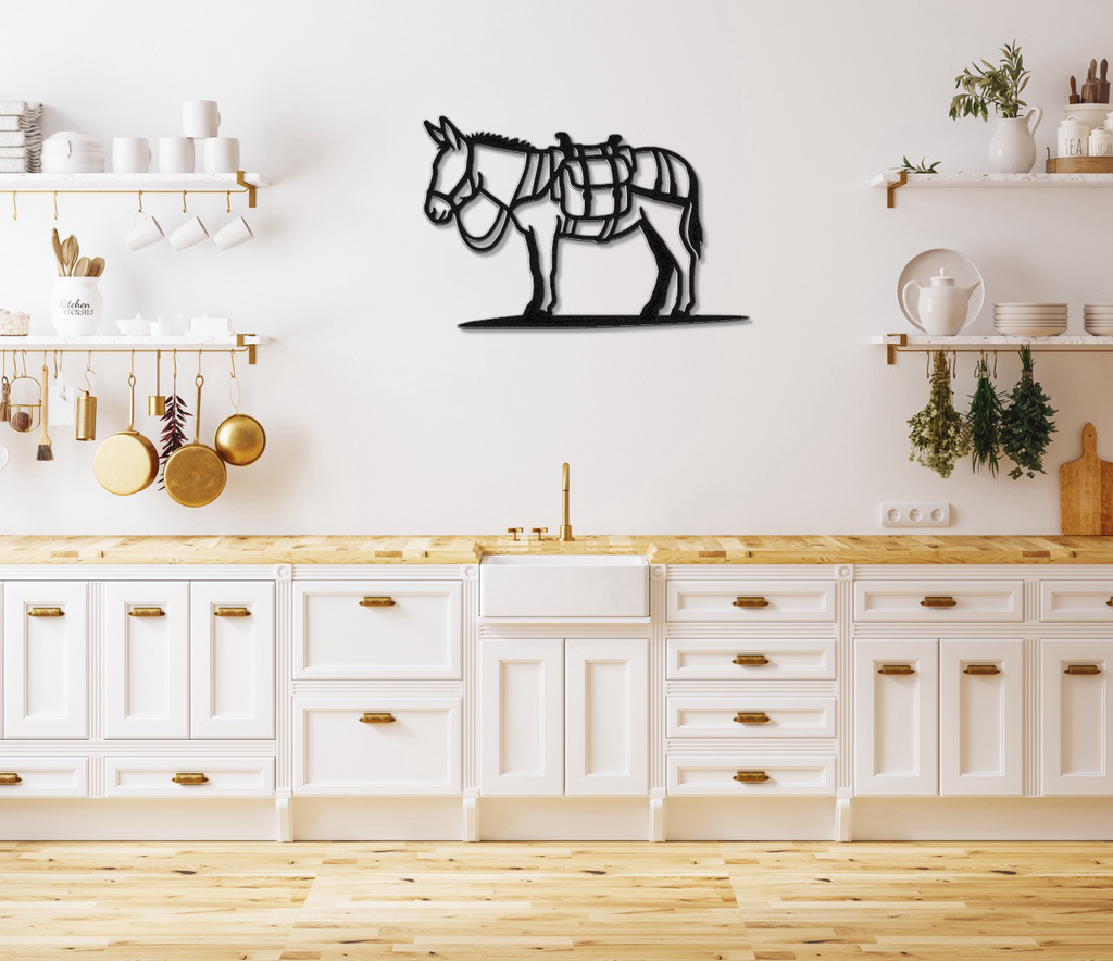 Burro Metal Wall Art