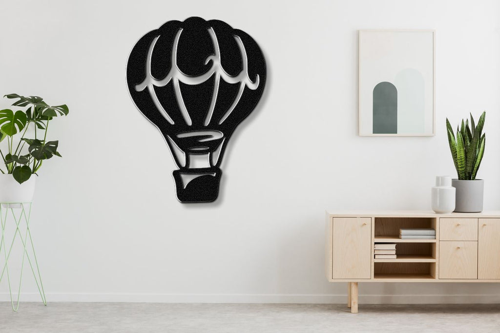 Hot Air Balloon Metal Wall Art