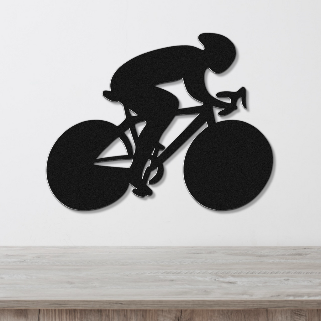 Cycling Metal Wall Art