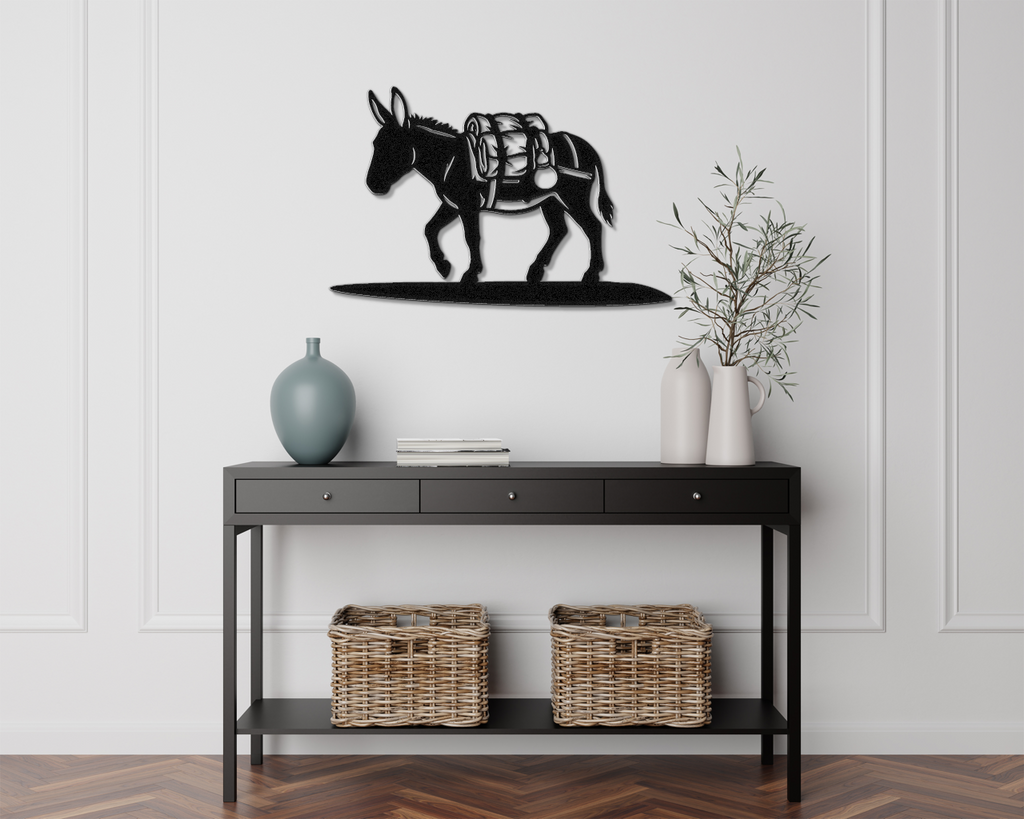 Burro Metal Wall Art