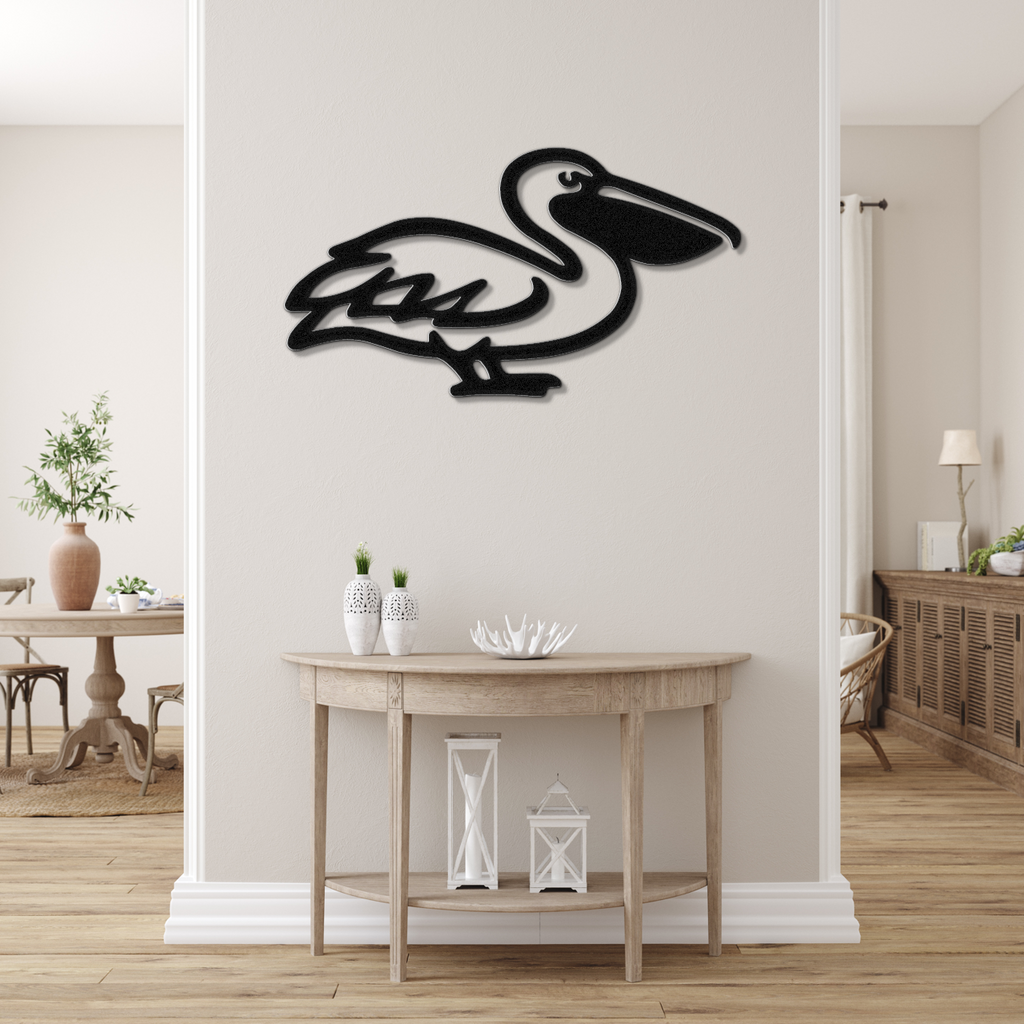 Pelican Metal Wall Art