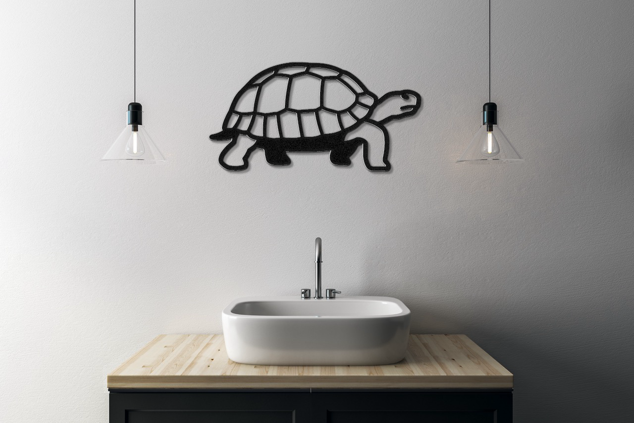 Tortoise Metal Wall Art