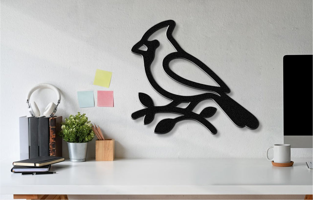Cardinal Metal Wall Art