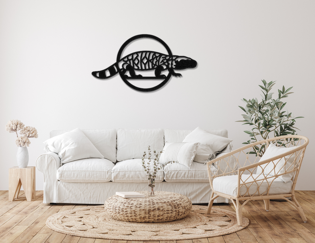 Gila Monster Metal Wall Art