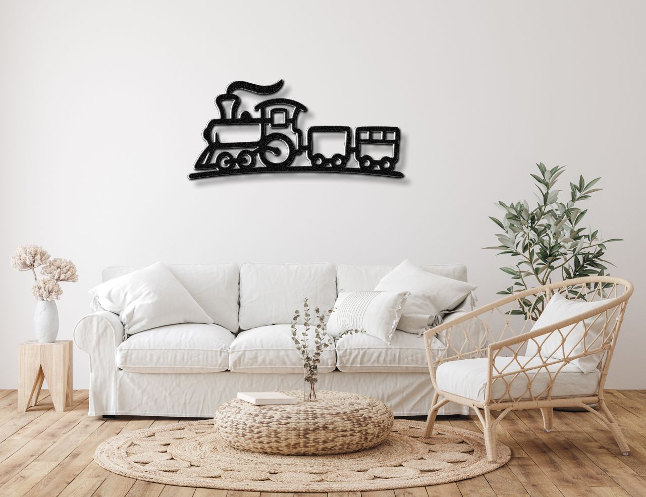 Train Metal Wall Art