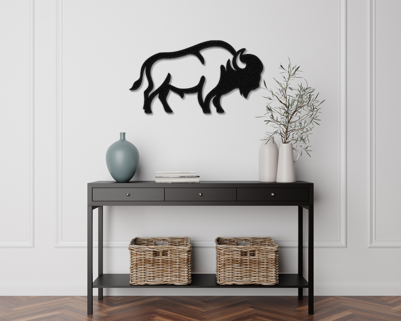 Buffalo Metal Wall Art